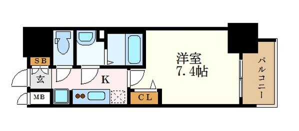 プレサンス桜通ベルノの物件間取画像